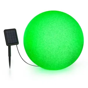 Blumfeldt Shinestone Solar 50, lampa kulista, panel słoneczny, Ø 50 cm, RGB-LED, IP68, akumulator