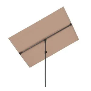 Blumfeldt Flex-Shade L, parasol ogrodowy, 130 x 180 cm, poliester, UV 50, szarobrązowy