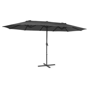 Blumfeldt Twin Peaks, parasol ogrodowy, poliester, UPF 50, wodoodporny #91546