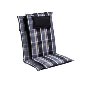 Blumfeldt Elbe, poduszka na krzesło ogrodowe z wysokim oparciem, poduszka na fotel ogrodowy, Dralon, 50 x 120 x 8 cm #92508