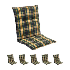 Blumfeldt Prato, poduszka na krzesło ogrodowe z niskim oparciem, poduszka na fotel ogrodowy, poliester, 50 x 100 x 8 cm #94624