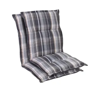 Blumfeldt Prato, poduszka na krzesło ogrodowe z niskim oparciem, poduszka na fotel ogrodowy, poliester, 50 x 100 x 8 cm #92518