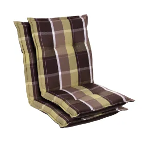 Blumfeldt Prato, poduszka na krzesło ogrodowe z niskim oparciem, poduszka na fotel ogrodowy, poliester, 50 x 100 x 8 cm #92523