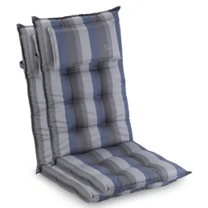 Blumfeldt Sylt, poduszka na krzesło ogrodowe z wysokim oparciem, poduszka na fotel ogrodowy, poliester, 50 x 120 x 9 cm #92492