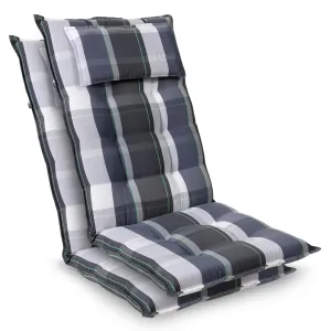 Blumfeldt Sylt, poduszka na krzesło ogrodowe z wysokim oparciem, poduszka na fotel ogrodowy, poliester, 50 x 120 x 9 cm #92496
