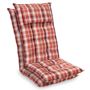 Blumfeldt Sylt, poduszka na krzesło ogrodowe z wysokim oparciem, poduszka na fotel ogrodowy, poliester, 50 x 120 x 9 cm #92543