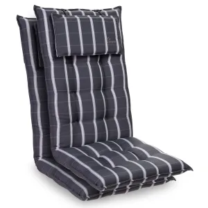 Blumfeldt Sylt, poduszka na krzesło ogrodowe z wysokim oparciem, poduszka na fotel ogrodowy, poliester, 50 x 120 x 9 cm #92493