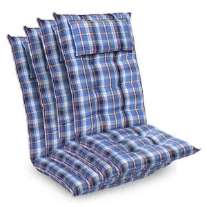 Blumfeldt Sylt, poduszka na krzesło ogrodowe z wysokim oparciem, poduszka na fotel ogrodowy, poliester, 50 x 120 x 9 cm #92498