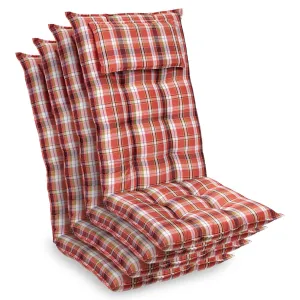 Blumfeldt Sylt, poduszka na krzesło ogrodowe z wysokim oparciem, poduszka na fotel ogrodowy, poliester, 50 x 120 x 9 cm #92544