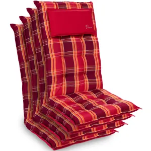 Blumfeldt Sylt, poduszka na krzesło ogrodowe z wysokim oparciem, poduszka na fotel ogrodowy, poliester, 50 x 120 x 9 cm #92540