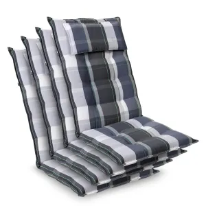 Blumfeldt Sylt, poduszka na krzesło ogrodowe z wysokim oparciem, poduszka na fotel ogrodowy, poliester, 50 x 120 x 9 cm #396513
