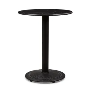 Blumfeldt Patras Pearl, bistro stolik, styl secesyjny, marmur, Ø 60 cm, wysokość 75 cm, żeliwo #92223