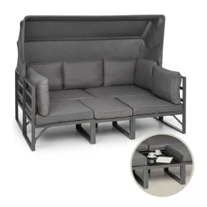 Blumfeldt Ravenna, zestaw sof, 4-elementowa, zmienny, aluminium, antracytowa