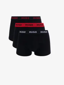 HUGO 3-pack Bokserki Czarny