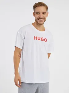 HUGO Koszulka Biały #483565