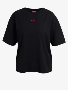 HUGO Koszulka Czarny #483012