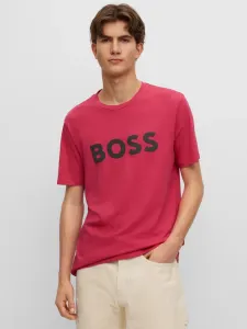 BOSS Koszulka Różowy