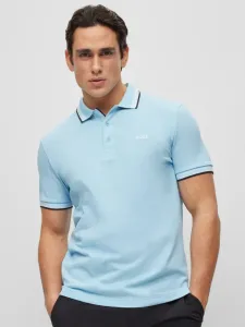 BOSS Polo Koszulka Niebieski #431716