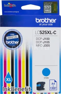 Brother LC-525XLC błękitny (cyan) tusz oryginalna