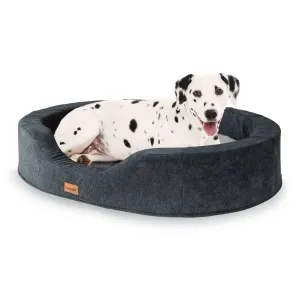 Brunolie Lotte, legowisko dla psa, łóżko, możliwość prania, ortopedyczne, antypoślizgowe, oddychające, pianka z pamięcią kształtu, rozmiar L (100 x 20 x 80 cm) #450682