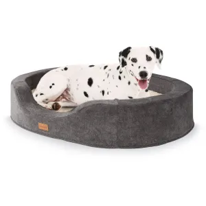 Brunolie Lotte, legowisko dla psa, łóżko, możliwość prania, ortopedyczne, antypoślizgowe, oddychające, pianka z pamięcią kształtu, rozmiar L (100 x 20 x 80 cm) #477925