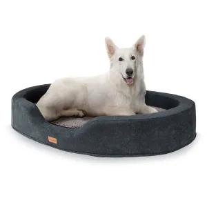 Brunolie Lotte, legowisko dla psa, łóżko, możliwość prania, ortopedyczne, antypoślizgowe, oddychające, pianka z pamięcią kształtu, rozmiar XL (120 x 20 x 100 cm) #451788
