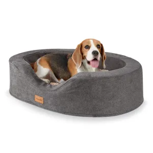 Brunolie Lotte, legowisko dla psa, łóżko, możliwość prania, ortopedyczne, antypoślizgowe, oddychające, pianka z pamięcią kształtu, rozmiar M (80 x 20 x 60 cm) #92663