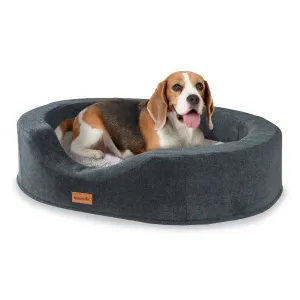 Brunolie Lotte, legowisko dla psa, łóżko, możliwość prania, ortopedyczne, antypoślizgowe, oddychające, pianka z pamięcią kształtu, rozmiar M (80 x 20 x 60 cm) #92662