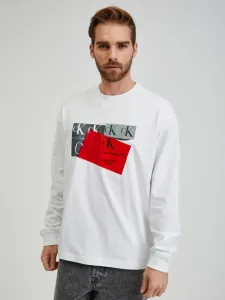 Calvin Klein Jeans Koszulka Biały #341910
