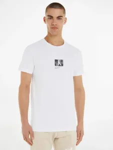 Calvin Klein Jeans Koszulka Biały #405177