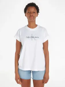 Calvin Klein Jeans Koszulka Biały #419316