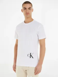 Calvin Klein Jeans Koszulka Biały #405156