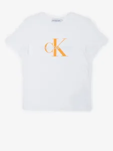 Calvin Klein Jeans Koszulka dziecięce Biały