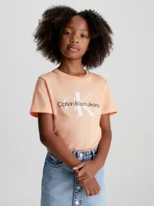 Calvin Klein Jeans Koszulka dziecięce Pomarańczowy #333288