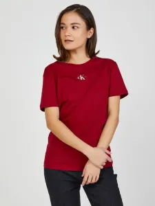 Calvin Klein Jeans Micro Monogram Koszulka Czerwony #209088