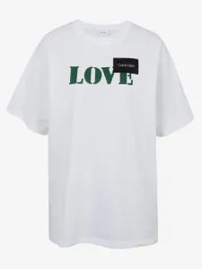 Calvin Klein Jeans Prt Love Logo Koszulka Biały #391904