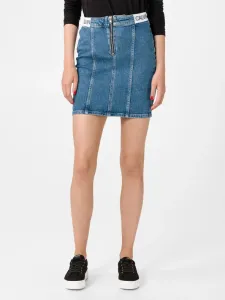 Calvin Klein Jeans Dart Spódnica Niebieski #208804