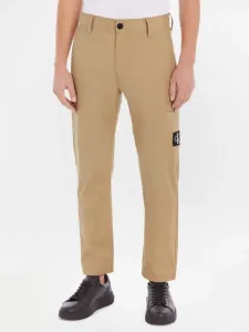 Calvin Klein Jeans Chino Spodnie Beżowy