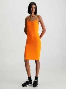Calvin Klein Jeans Sukienka Pomarańczowy #338817