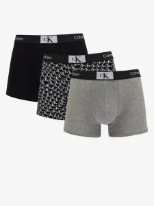 Calvin Klein Underwear	 Trunk 3-pack Bokserki Szary