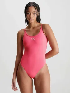 Calvin Klein Underwear	 Monogram-Scoop Back One Piece Kostium kąpielowy jednoczęściowy Różowy #404463