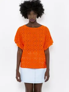 CAMAIEU Bluzka Pomarańczowy #241943