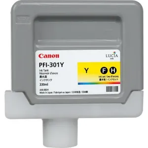 Canon PFI-301Y, 1489B001 żółty (yellow) tusz oryginalna