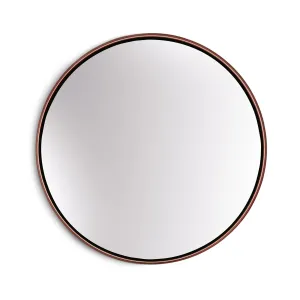 Casa Chic Fournier, lustro ścienne, metalowa rama, okrągłe, Ø 58,8 cm #93674