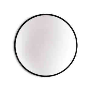 Casa Chic Fournier, lustro ścienne, metalowa rama, okrągłe, Ø 40 cm #359742