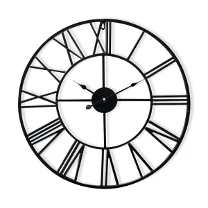 Casa Chic Queensway 60, zegar ścienny, metalowy, cichy, Ø 60 cm #306994