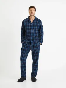 Celio Fipyflanel Pyjama Niebieski #545627