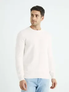 Celio Bepic Sweter Biały #325653