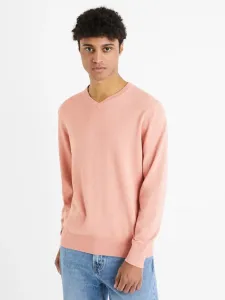 Celio Decotonv Sweter Różowy