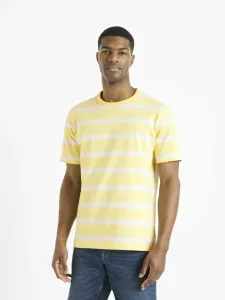 Celio Beboxar Koszulka Żółty #390451